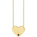 Engravable Heart Necklace