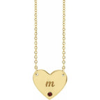 Engravable Heart Necklace - Image 3