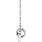 Interlocking Circle Necklace - Image 2