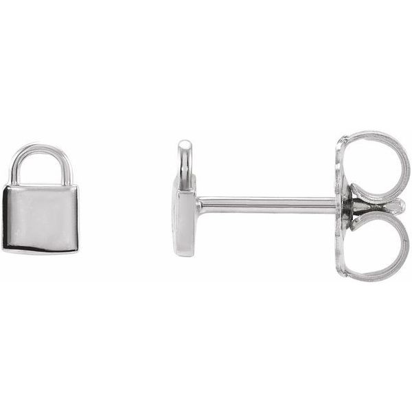 Petite Lock Earrings