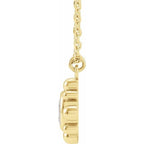 Bezel-Set Beaded Necklace - Image 2