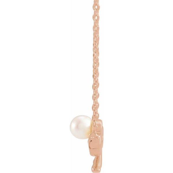 Pearl Bow Necklace - Image 2