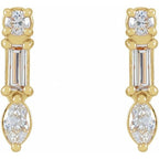 Multi-Shape Bar Earrings - Image 2