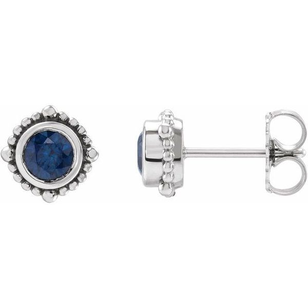 Beaded Halo-Style Stud Earrings