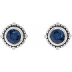 Beaded Halo-Style Stud Earrings - Image 2