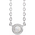 Rose-Cut Bezel-Set Necklace
