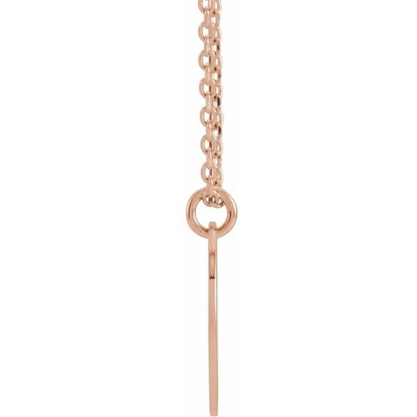 Pierced Key Silhouette Necklace - Image 2
