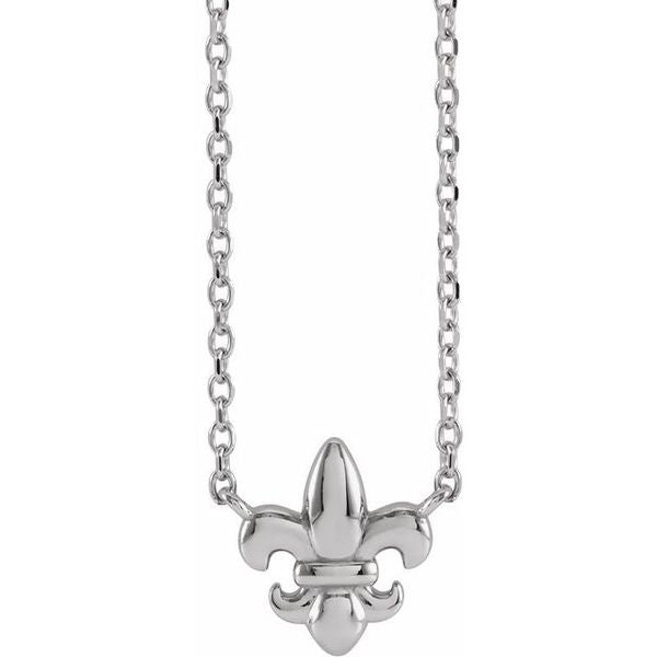 Petite Fleur-de-lis Necklace