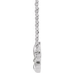Petite Fleur-de-lis Necklace - Image 2