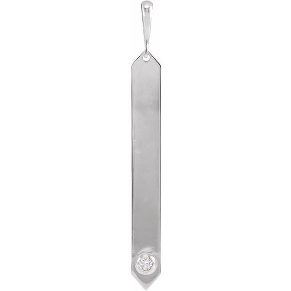 Engravable Bar Pendant