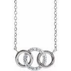 Interlocking Circle Necklace