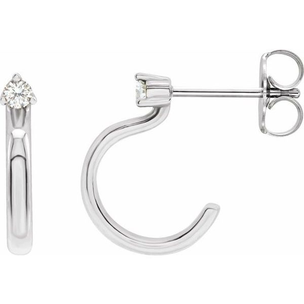 Accented Hoop Earrings