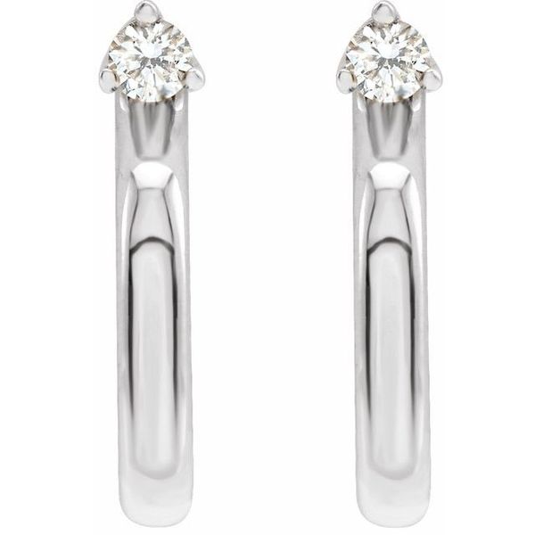 Accented Hoop Earrings - Image 2
