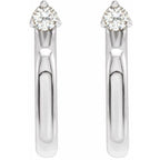 Accented Hoop Earrings - Image 2