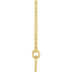Engravable Curved Bar Necklace - Image 2
