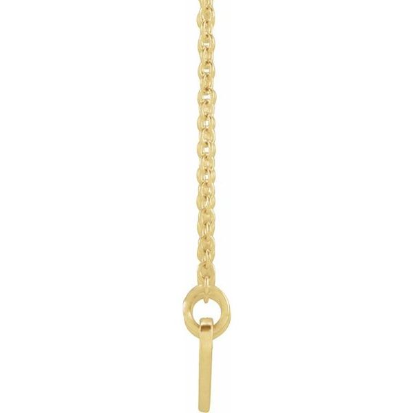 Engravable Curved Bar Necklace - Image 2