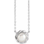 Pearl Halo-Style Necklace