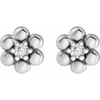 Beaded Daisy Earrings - Image 2