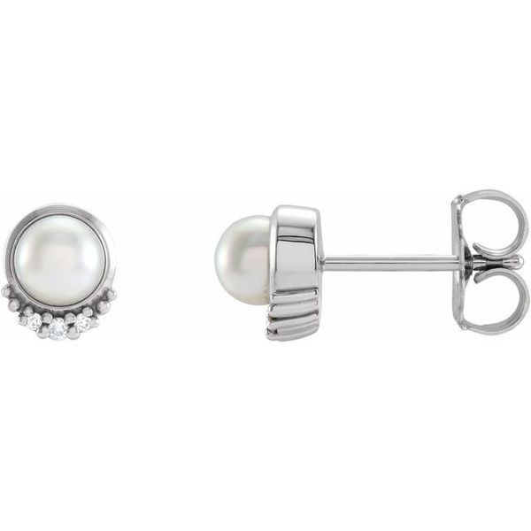 Accented Pearl Earrings