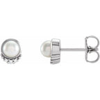 Accented Pearl Earrings
