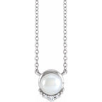 Accented Pearl Necklace