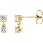 Two-Stone Earrings
