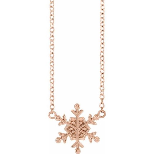 Petite Snowflake Necklace