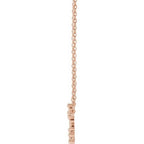 Petite Snowflake Necklace - Image 2