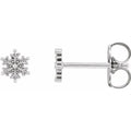 Petite Snowflake Earrings