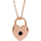Heart Lock Necklace