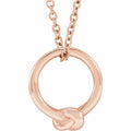 Circle Knot Necklace