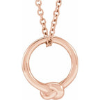 Circle Knot Necklace