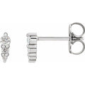 Graduated Bar Earrings