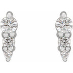 Graduated Bar Earrings - Image 2