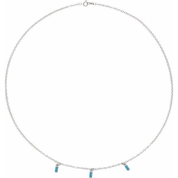 Articulated Baguette Necklace