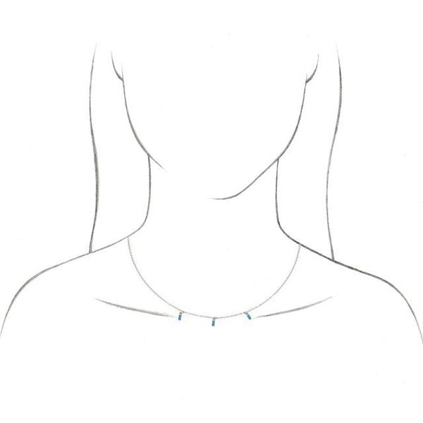 Articulated Baguette Necklace - Image 2
