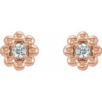 Petite Flower Earrings - Image 2