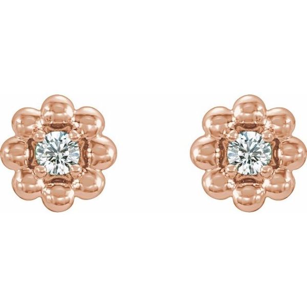 Petite Flower Earrings - Image 2