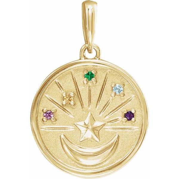 Moon & Star Pendant