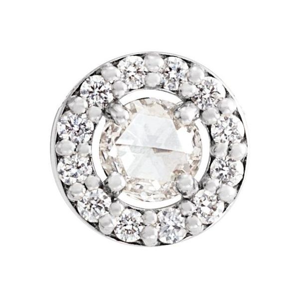 Halo-Style Rose-Cut Pendant