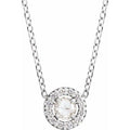 Halo-Style Rose-Cut Necklace