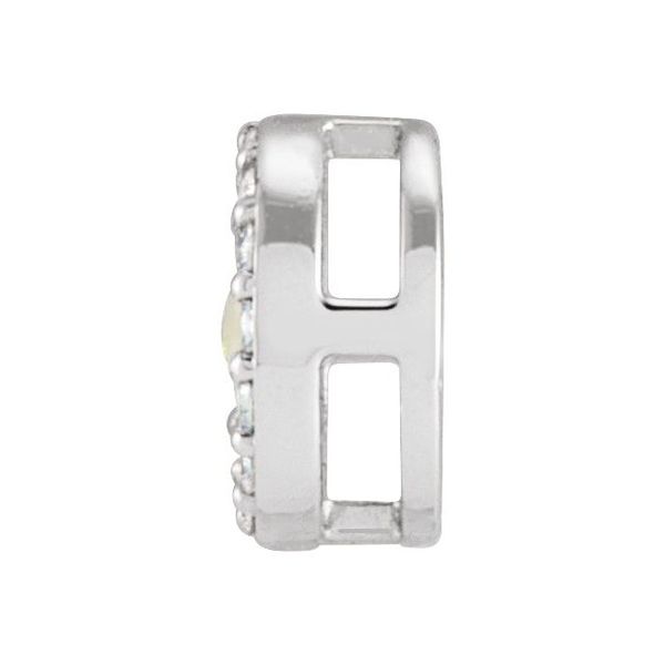 Oval Rose-Cut Halo-Style Pendant - Image 2