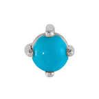 Round 4-Prong Cabochon Pendant