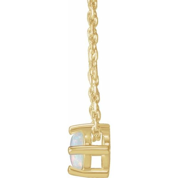 Round 4-Prong Cabochon Pendant - Image 2