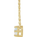 Round 4-Prong Cabochon Pendant - Image 2