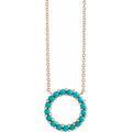 Cabochon Circle Necklace