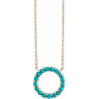Cabochon Circle Necklace