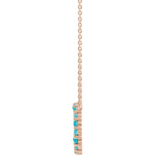 Cabochon Circle Necklace - Image 2