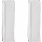 Square Huggie Hoop Earrings - Image 2