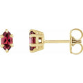 Marquise 6-Prong Claw Stud Earrings